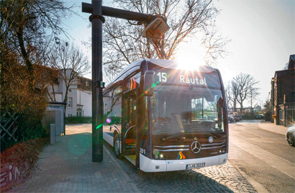 Seguimiento de las estaciones de carga de la flota de buses eléctricos de la ciudad de Jena